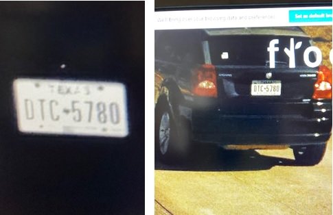 Katy Police are searching for a 2010 black Dodge Caliber with Texas license plate DTC5780.